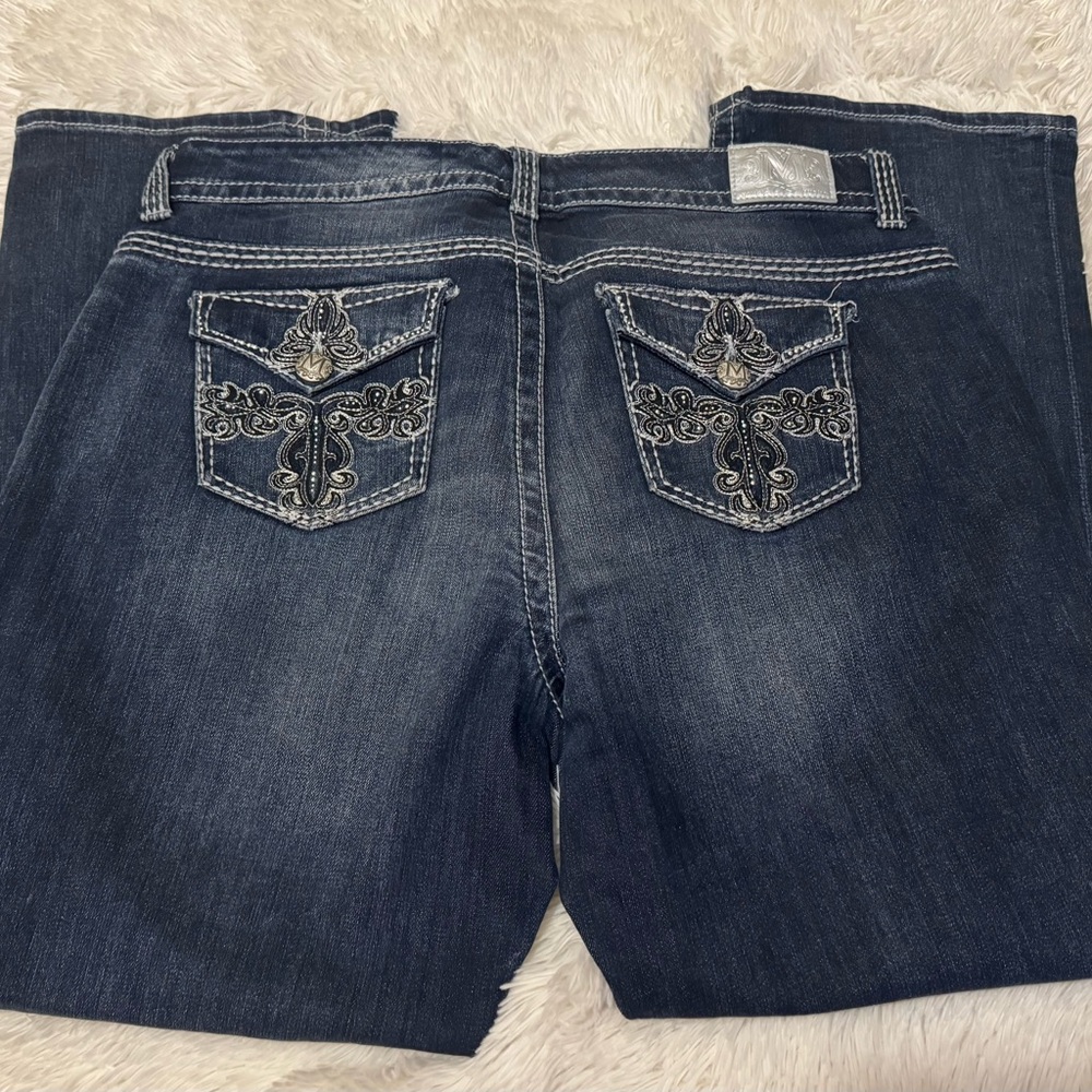 Maurice’s Women's Blue Embellished Jeans